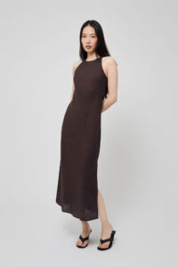 Sc 20260507 Db Ecom May26335 30 Paloma Linen Dress Chocolate 001 1 Sc 20260507 db ecom may26335 30 paloma linen dress chocolate 001 1